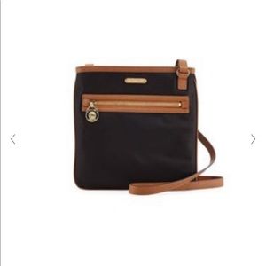 Michael Kors Small Kempton Crossbody Bag Nylon Brown